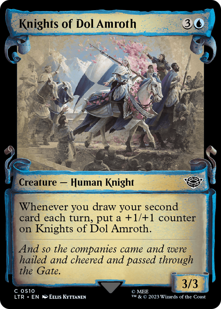 Knights of Dol Amroth [The Lord of the Rings: Tales of Middle-Earth Showcase Scrolls] | Jomio and Rueliete's Cards and Comics