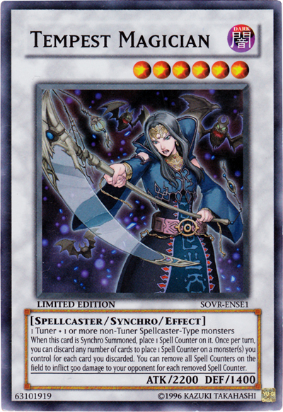 Tempest Magician [SOVR-ENSE1] Super Rare | Jomio and Rueliete's Cards and Comics