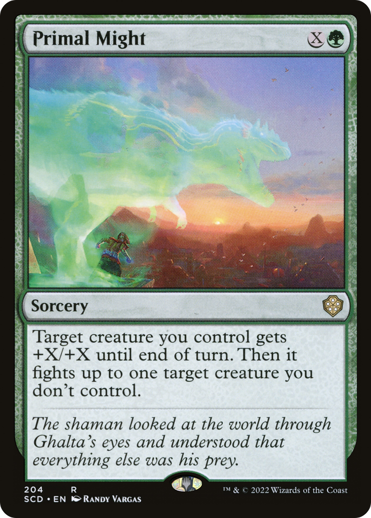 Primal Might [Starter Commander Decks] | Jomio and Rueliete's Cards and Comics