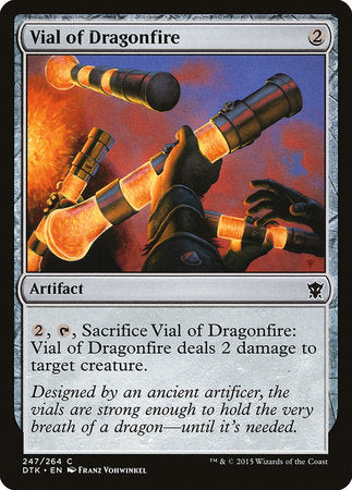 Vial of Dragonfire [Dragons of Tarkir] | Jomio and Rueliete's Cards and Comics
