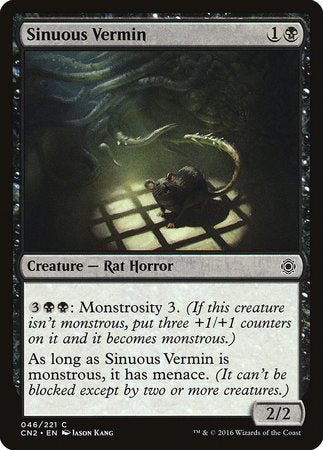 Sinuous Vermin [Conspiracy: Take the Crown] | Jomio and Rueliete's Cards and Comics