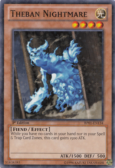 Theban Nightmare [BP01-EN134] Starfoil Rare | Jomio and Rueliete's Cards and Comics