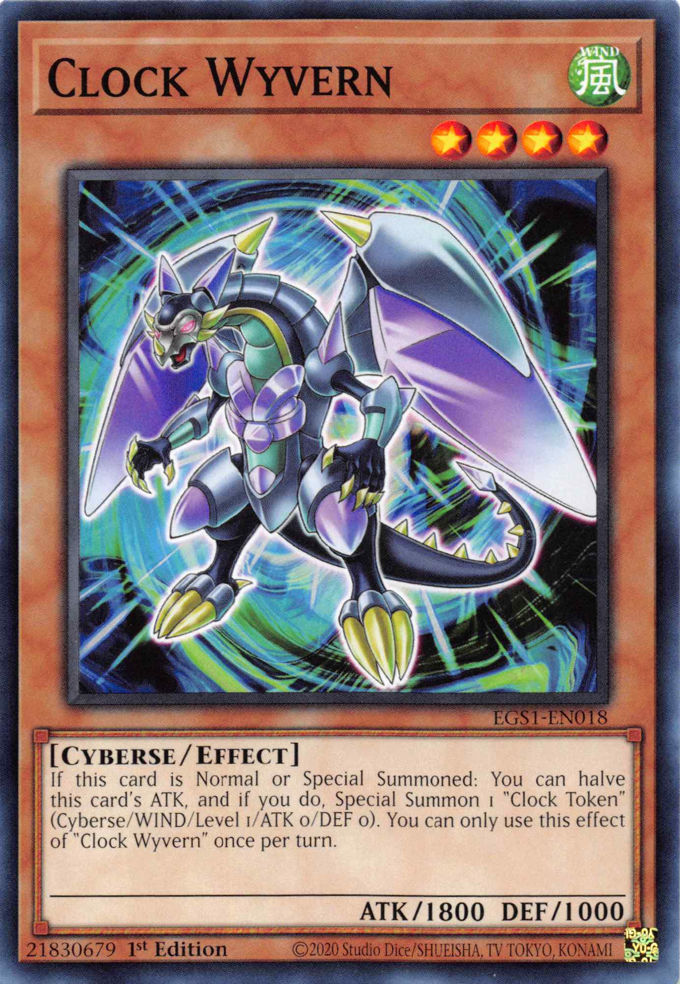 Clock Wyvern [EGS1-EN018] Common | Jomio and Rueliete's Cards and Comics
