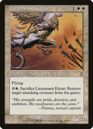 Lieutenant Kirtar [Odyssey] | Jomio and Rueliete's Cards and Comics