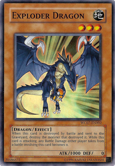 Exploder Dragon [WC07-EN002] Super Rare | Jomio and Rueliete's Cards and Comics