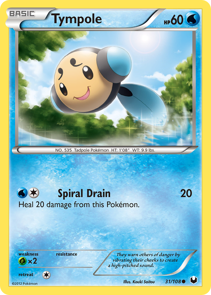 Tympole (31/108) [Black & White: Dark Explorers] | Jomio and Rueliete's Cards and Comics