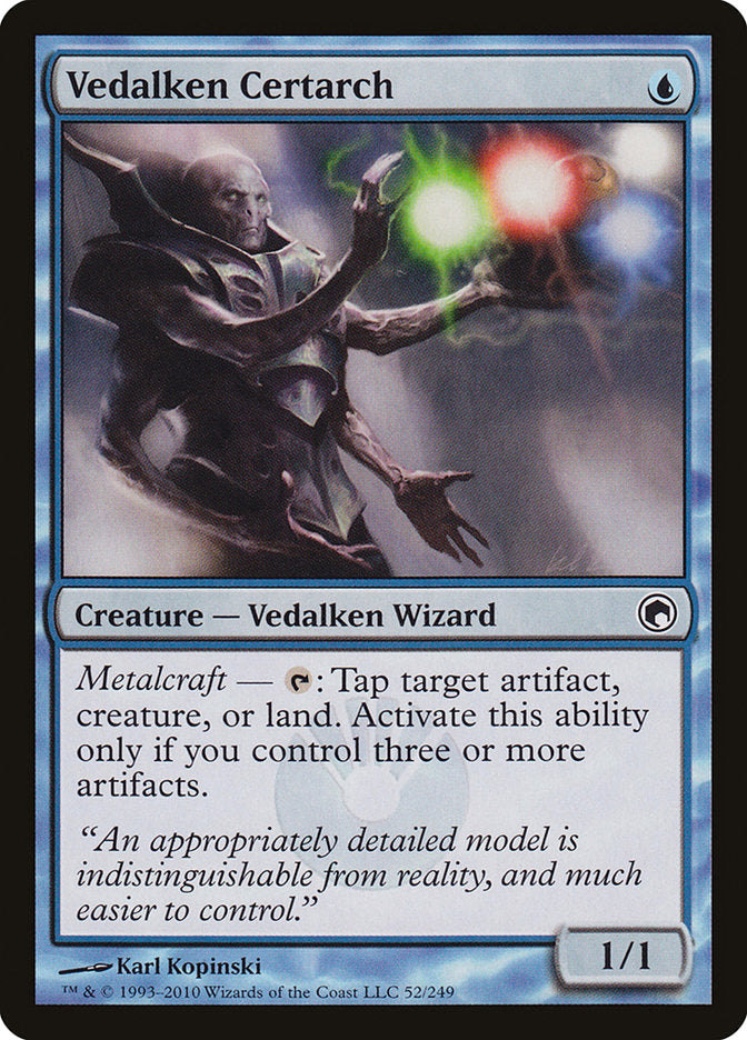 Vedalken Certarch [Scars of Mirrodin] | Jomio and Rueliete's Cards and Comics