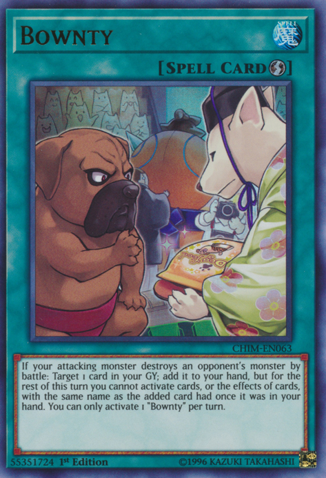 Bownty [CHIM-EN063] Ultra Rare | Jomio and Rueliete's Cards and Comics