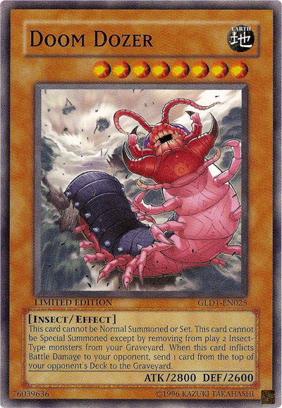 Doom Dozer [GLD1-EN025] Common | Jomio and Rueliete's Cards and Comics