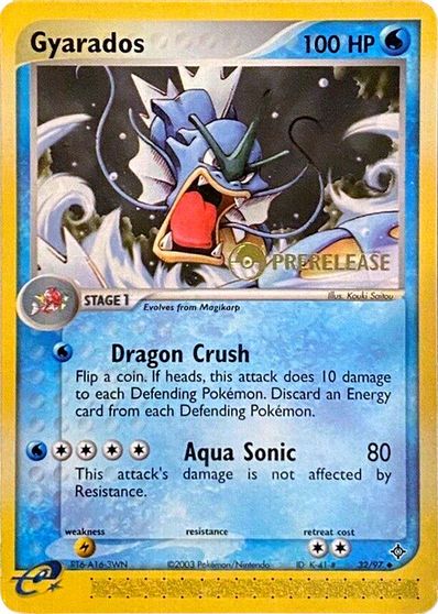 Gyarados (32/97) (Prerelease Promo) [EX: Dragon] | Jomio and Rueliete's Cards and Comics