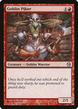 Goblin Piker [Duels of the Planeswalkers] | Jomio and Rueliete's Cards and Comics