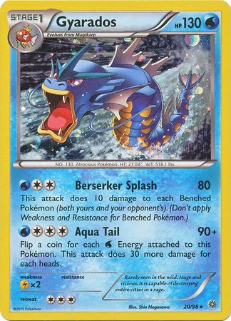 Gyarados (20/98) (Cosmos Holo) [XY: Ancient Origins] | Jomio and Rueliete's Cards and Comics