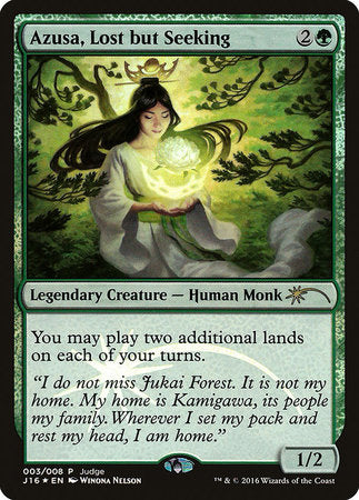 Azusa, Lost but Seeking [Judge Gift Cards 2016] | Jomio and Rueliete's Cards and Comics