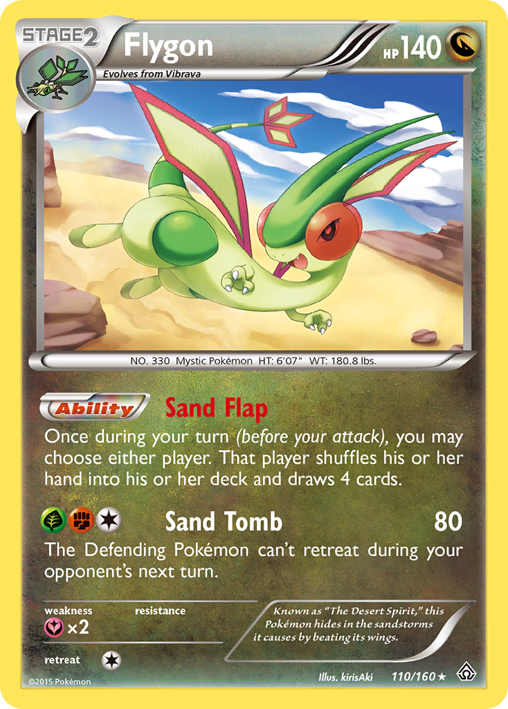 Flygon (110/160) [XY: Primal Clash] | Jomio and Rueliete's Cards and Comics