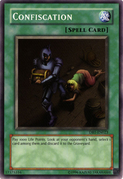 Confiscation [DB1-EN023] Common | Jomio and Rueliete's Cards and Comics