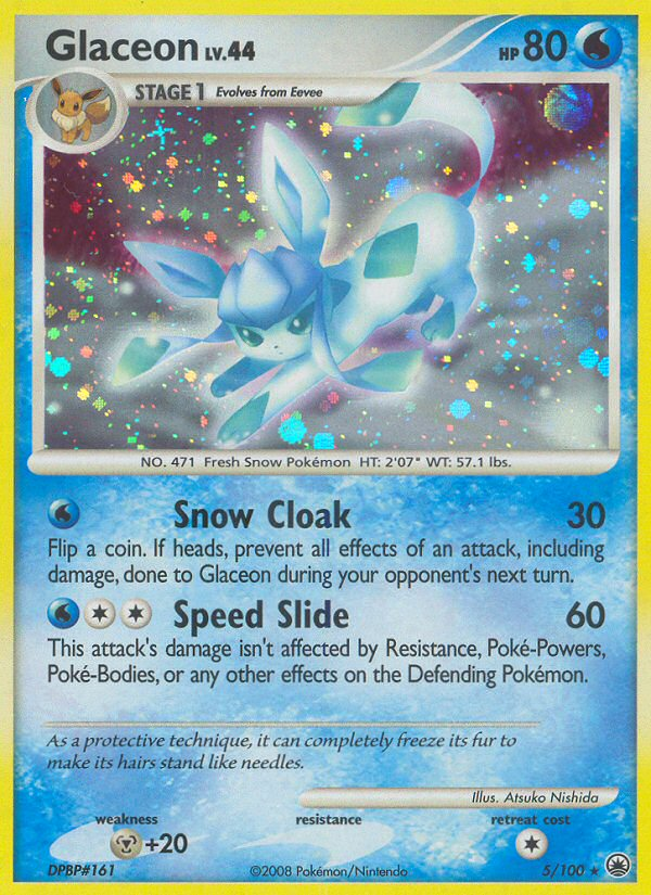 Glaceon (5/100) [Diamond & Pearl: Majestic Dawn] | Jomio and Rueliete's Cards and Comics