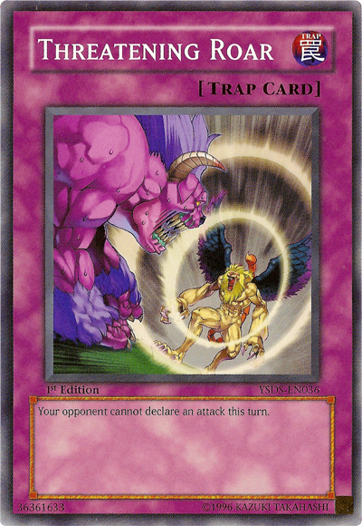Threatening Roar [YSDS-EN036] Common | Jomio and Rueliete's Cards and Comics
