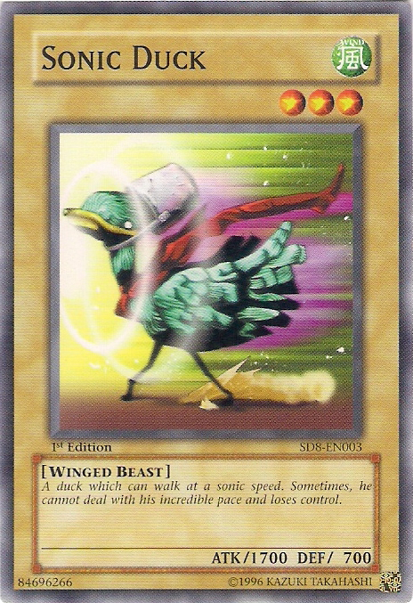 Sonic Duck [SD8-EN003] Common | Jomio and Rueliete's Cards and Comics