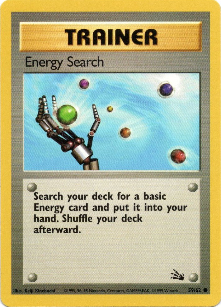 Energy Search (59/62) [Fossil Unlimited] | Jomio and Rueliete's Cards and Comics