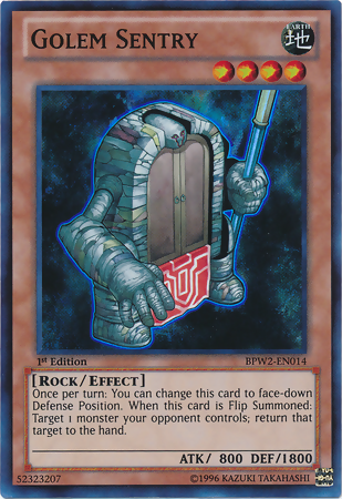 Golem Sentry [BPW2-EN014] Super Rare | Jomio and Rueliete's Cards and Comics