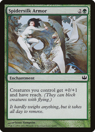 Spidersilk Armor [Duel Decks: Knights vs. Dragons] | Jomio and Rueliete's Cards and Comics