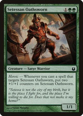 Setessan Oathsworn [Born of the Gods] | Jomio and Rueliete's Cards and Comics