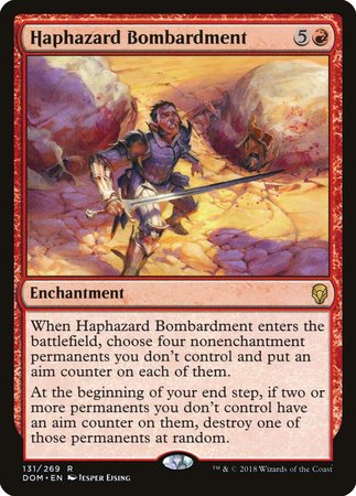 Haphazard Bombardment [Dominaria] | Jomio and Rueliete's Cards and Comics