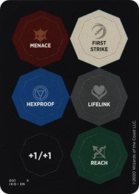 Punch Card Token (001 // 002) - Thick Stock [Ikoria: Lair of Behemoths Tokens] | Jomio and Rueliete's Cards and Comics
