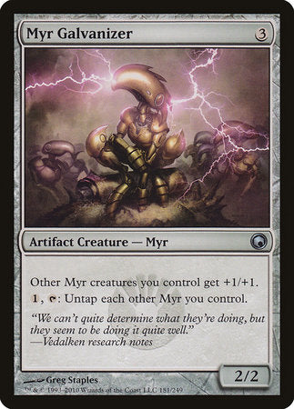 Myr Galvanizer [Scars of Mirrodin] | Jomio and Rueliete's Cards and Comics
