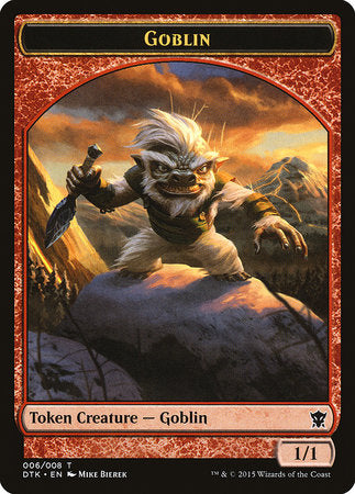 Goblin Token [Dragons of Tarkir Tokens] | Jomio and Rueliete's Cards and Comics