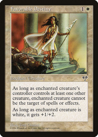 Favorable Destiny [Mirage] | Jomio and Rueliete's Cards and Comics