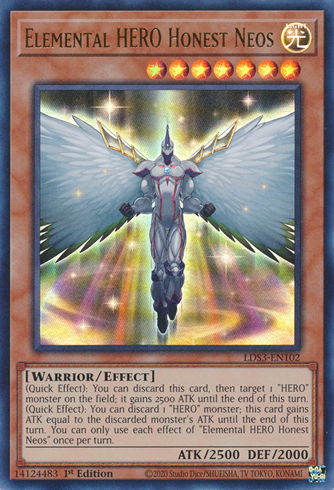 Elemental HERO Honest Neos [LDS3-EN102] Ultra Rare | Jomio and Rueliete's Cards and Comics