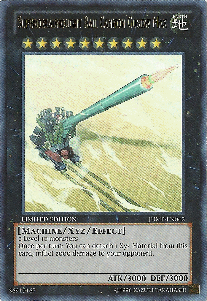 Superdreadnought Rail Cannon Gustav Max [JUMP-EN062] Ultra Rare | Jomio and Rueliete's Cards and Comics