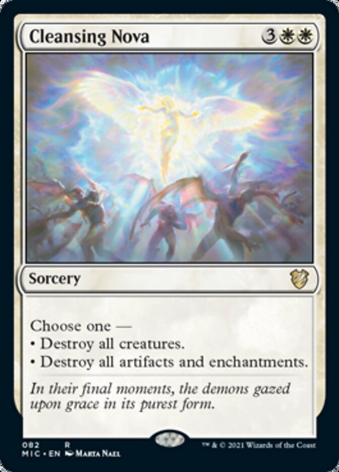 Cleansing Nova [Innistrad: Midnight Hunt Commander] | Jomio and Rueliete's Cards and Comics