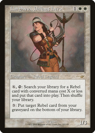 Lin Sivvi, Defiant Hero [Nemesis] | Jomio and Rueliete's Cards and Comics