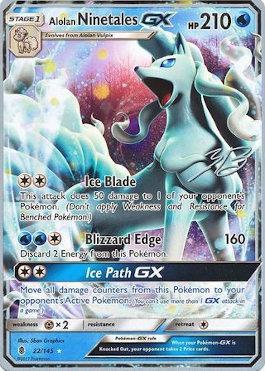 Alolan Ninetales GX (22/145) (Ice Path FTW - Zachary Bokhari) [World Championships 2017] | Jomio and Rueliete's Cards and Comics
