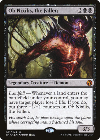 Ob Nixilis, the Fallen [Iconic Masters] | Jomio and Rueliete's Cards and Comics