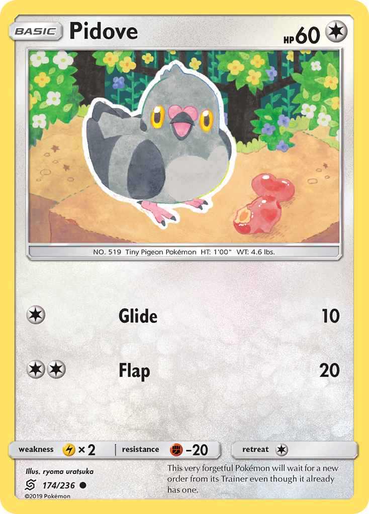 Pidove (174/236) [Sun & Moon: Unified Minds] | Jomio and Rueliete's Cards and Comics