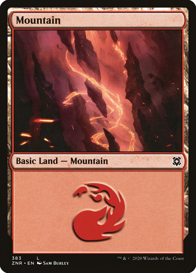Mountain (383) [Zendikar Rising] | Jomio and Rueliete's Cards and Comics
