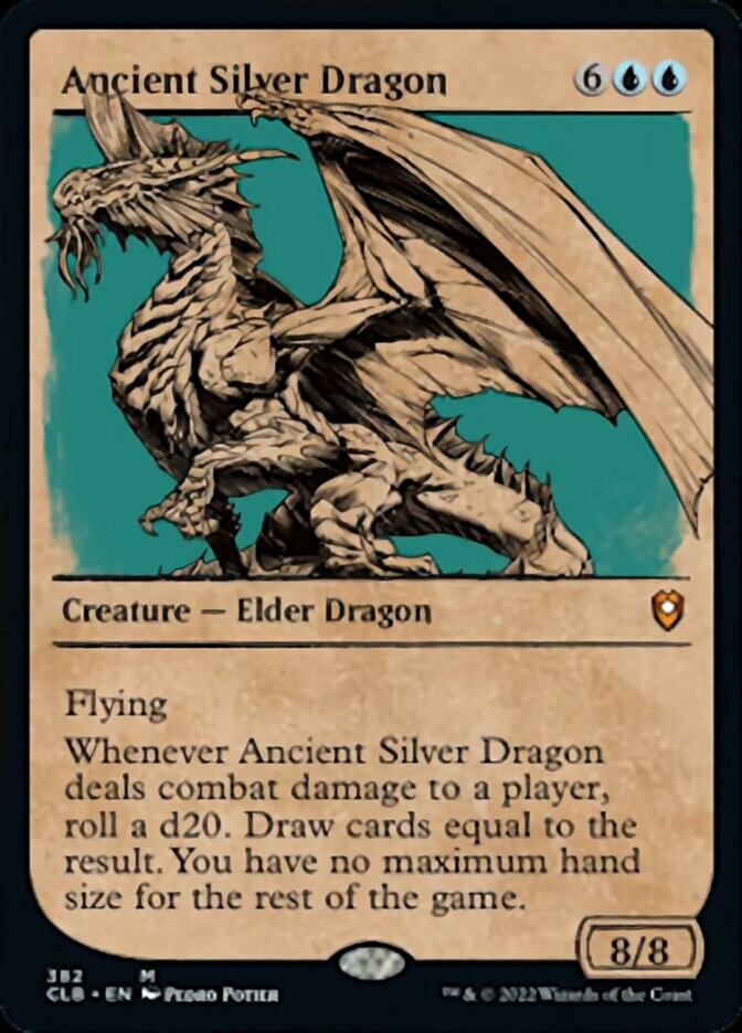 Ancient Silver Dragon (Showcase) [Commander Legends: Battle for Baldur's Gate] | Jomio and Rueliete's Cards and Comics