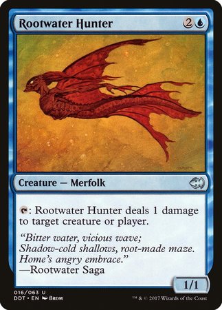 Rootwater Hunter [Duel Decks: Merfolk vs. Goblins] | Jomio and Rueliete's Cards and Comics