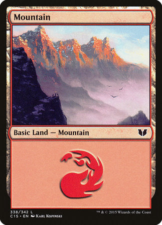 Mountain (338) [Commander 2015] | Jomio and Rueliete's Cards and Comics