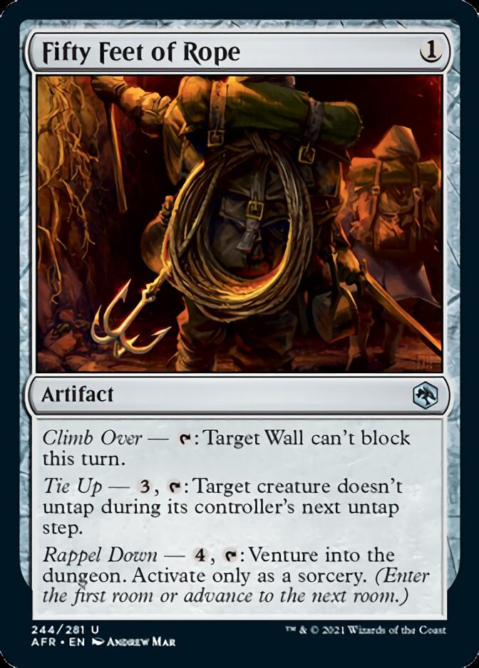 Fifty Feet of Rope [Dungeons & Dragons: Adventures in the Forgotten Realms] | Jomio and Rueliete's Cards and Comics