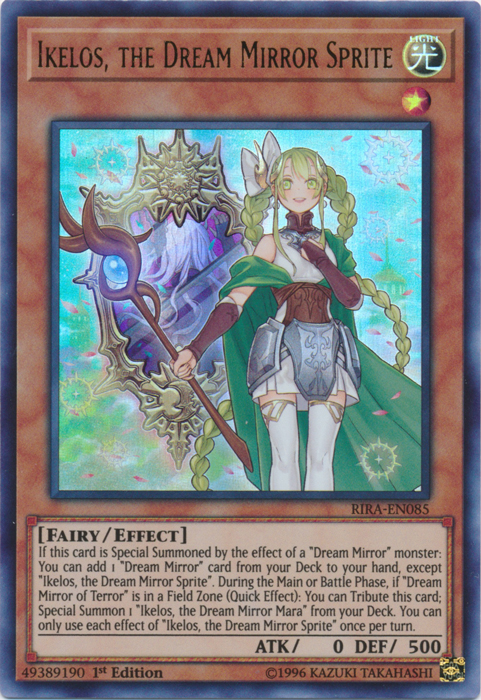 Ikelos, the Dream Mirror Sprite [RIRA-EN085] Ultra Rare | Jomio and Rueliete's Cards and Comics
