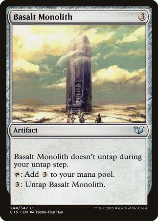 Basalt Monolith [Commander 2015] | Jomio and Rueliete's Cards and Comics
