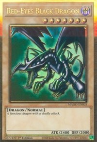 Red-Eyes Black Dragon [MAGO-EN003] Gold Rare | Jomio and Rueliete's Cards and Comics