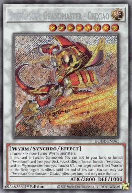 Swordsoul Grandmaster - Chixiao [BODE-EN041] Starlight Rare | Jomio and Rueliete's Cards and Comics
