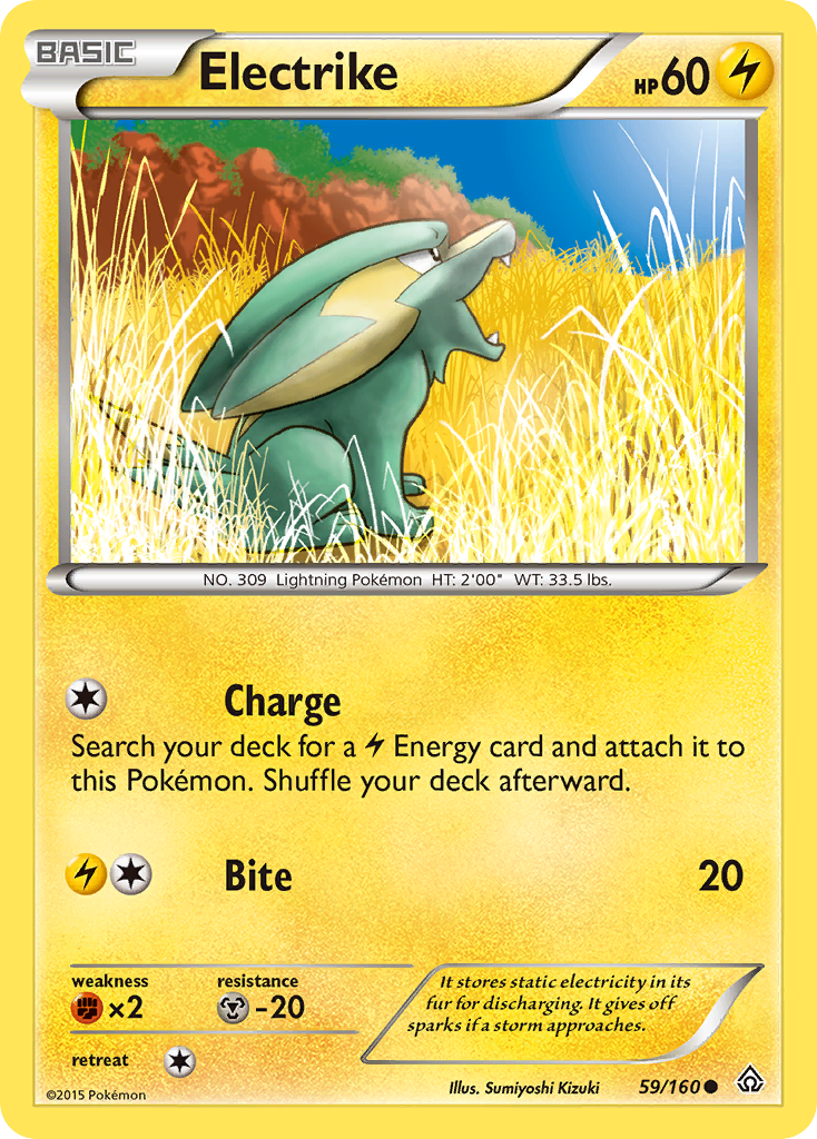 Electrike (59/160) [XY: Primal Clash] | Jomio and Rueliete's Cards and Comics