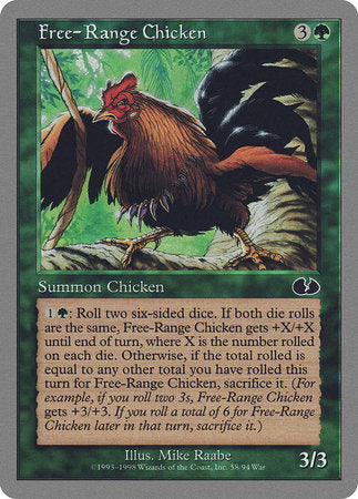Free-Range Chicken [Unglued] | Jomio and Rueliete's Cards and Comics