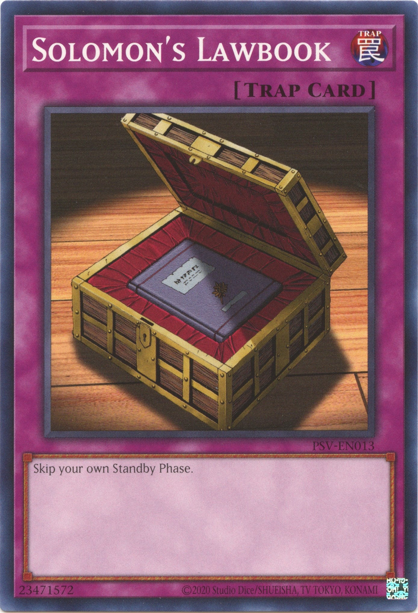 Solomon's Lawbook (25th Anniversary) [PSV-EN013] Common | Jomio and Rueliete's Cards and Comics